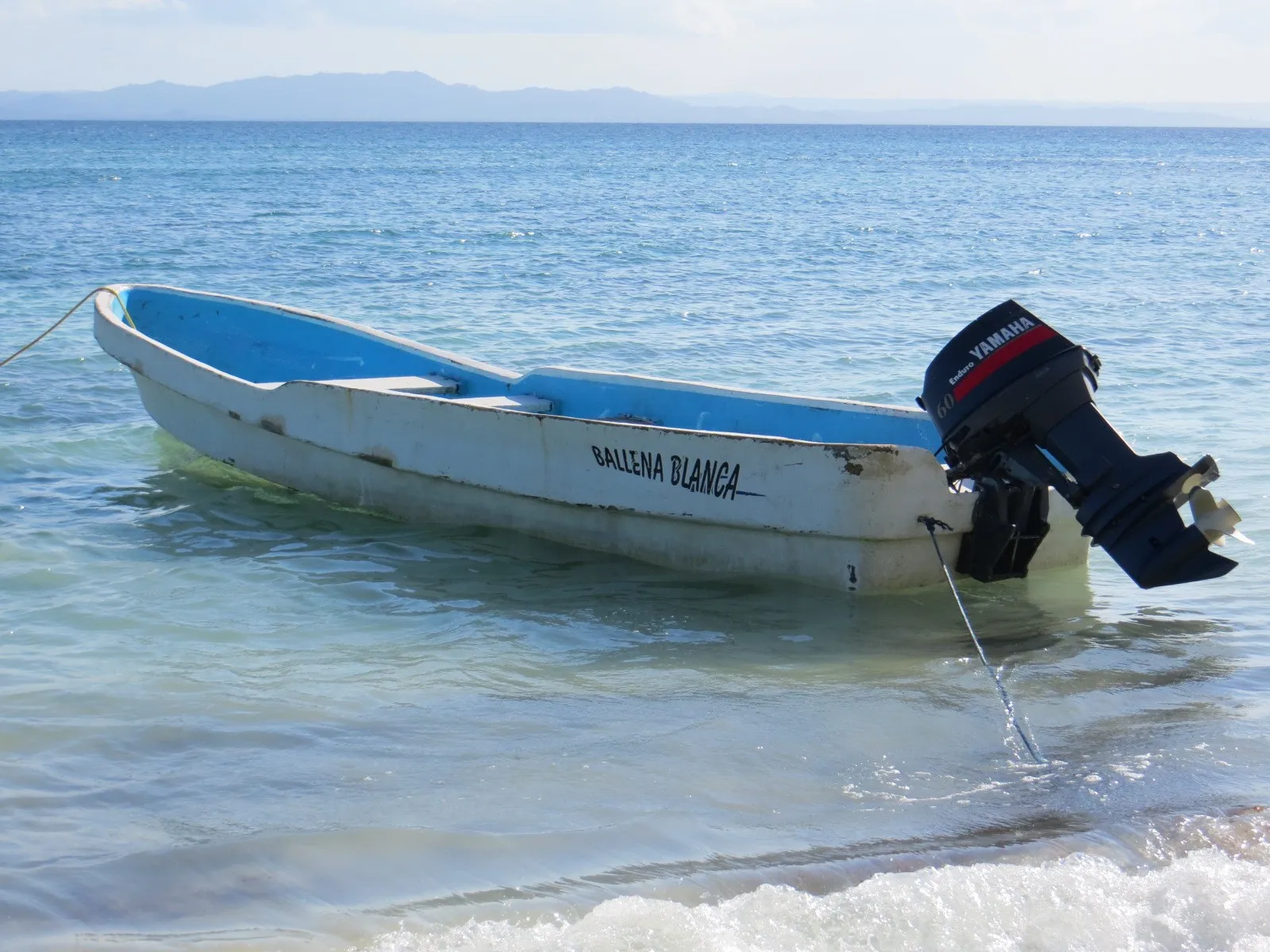 Boat at Cayo Levantado, Samaná