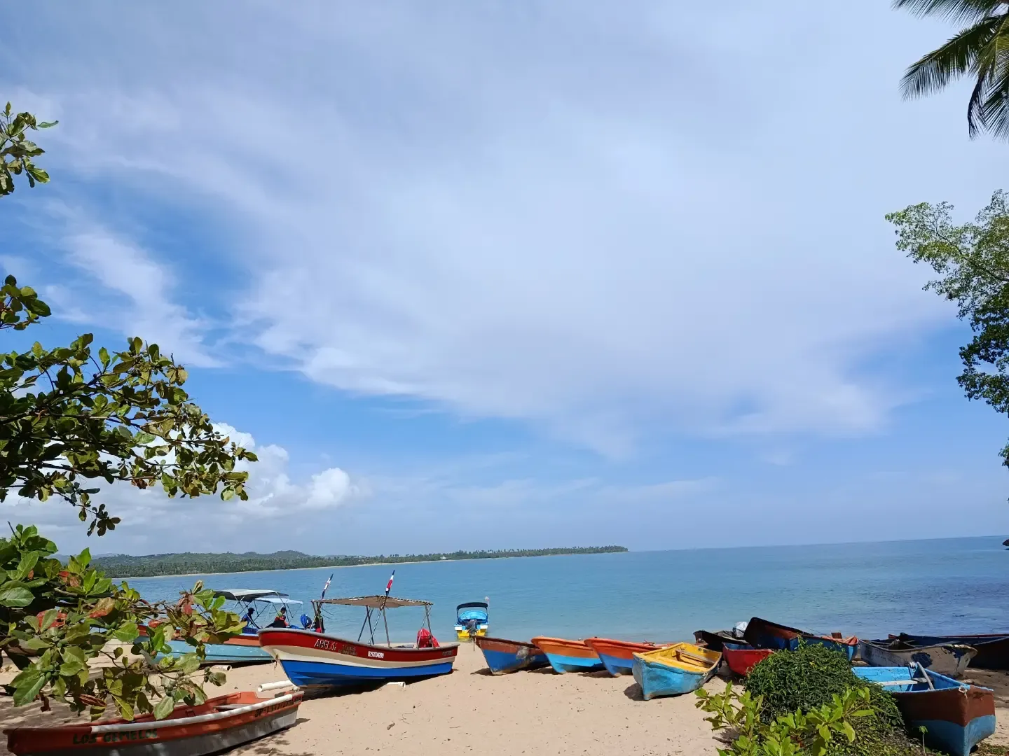 Fishing boats on the shore